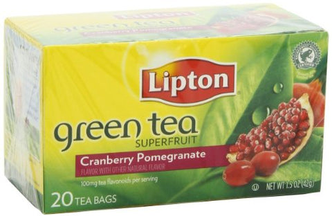 Green Tea Cranberry Pomegranate, 20's