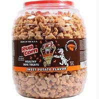 PUP CORN DOG TREATS BARREL (Sweet Potato, 30oz)