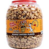 PUP CORN DOG TREATS BARREL (Peanut Butter, 30oz)
