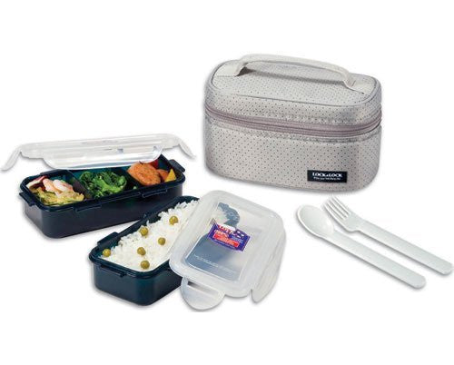 Lock & Lock 24-Oz, Lunch Box Set with BPA Free Food Containers w/ Leak –  Capital Books and Wellness