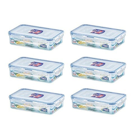 Rect. Short Food Container w/ Divider, 800ml
