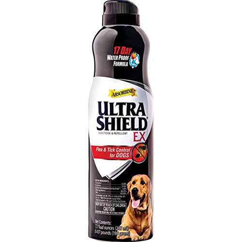 EQUIPET LLC ULTRASHIELD FLEA AND TICK SPRAY, 7 OUNCE-BLACK