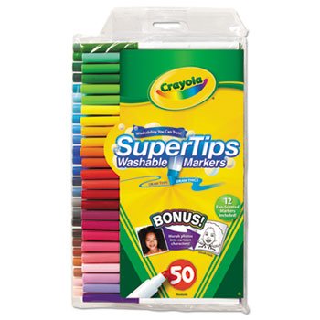 50 ct. Washable Super Tips Markers