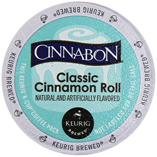 Cinnabon Classic Cinnamon Roll, flavored roast, k-cup