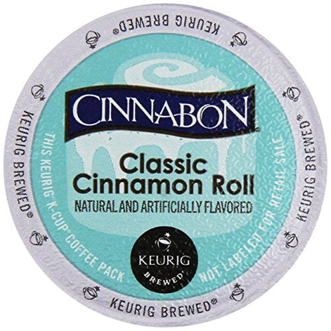 Cinnabon Classic Cinnamon Roll, flavored roast, k-cup