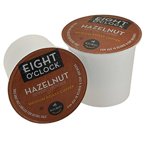Eight O'Clock Coffee, Hazelnut, k-cup