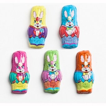 Madelaine Merckens Chocolate Mini Bunnies - Milk, 8 Oz (0.5 Lb)