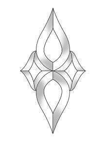 Austin Bevel Cluster, 5" x 9-1/2"