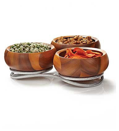 Nambe Braid Condiment Server