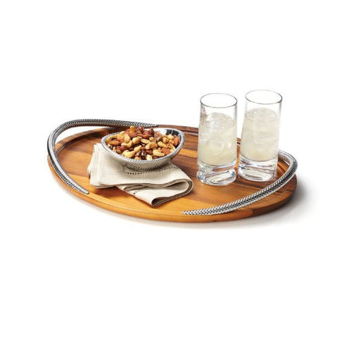 Nambe Braid Serving Tray