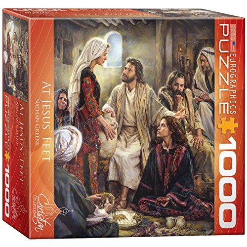 At Jesus' Feet 1000 pc