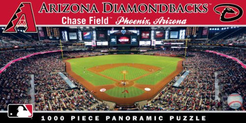 Panoramic 1000pc Puzzles - Arizona Diamondbacks, 15.75" X 8" X 2"