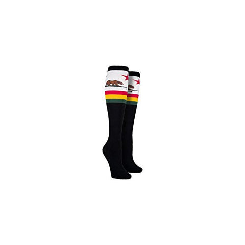 Women's California Knee High Socks, Black