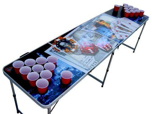 Vegas Poker Beer Pong Table