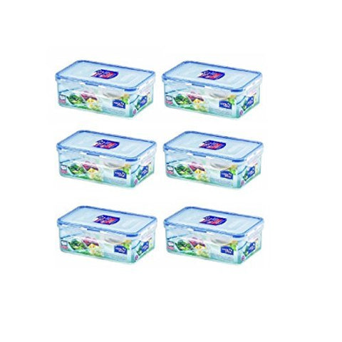 Rect. Short Food Container w/ Divider, 1.0L