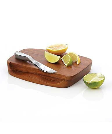 Nambe Blend Bar Board with Knife