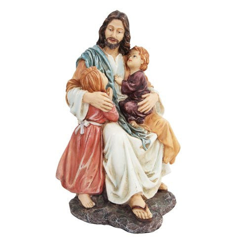 Jesus With Children 5" x 5" x 7 3/4"