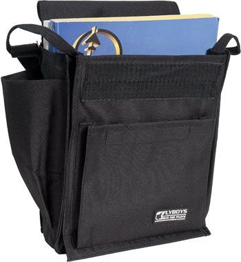 Mission Publications “Pubs” Bag. Pilot, Navigator, LEO REGULAR Size Black