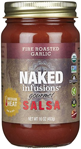 Fire Roasted Garlic Salsa, Organic, 16 oz