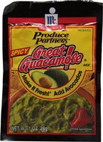 Produce Partners McCormick Great Guacamole! Mix Spicy - 1 oz
