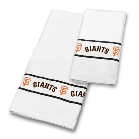 TOWEL SET San Francisco Giants- Color White- Size 30x54 and 16x30