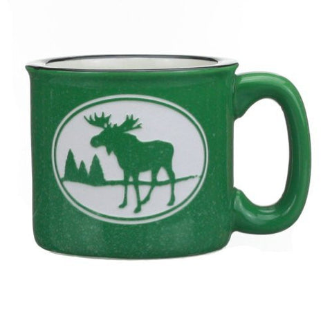 Camp Mug - Moose - green