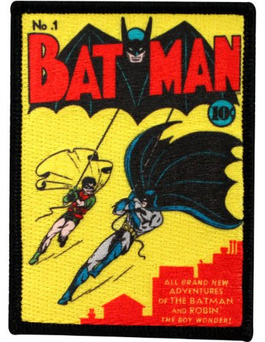 Batman Comic Cover #1 - Iron on and Sew Patch
