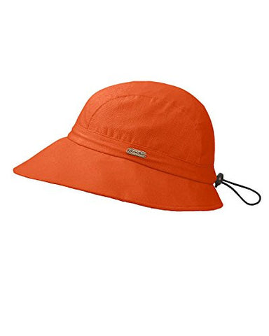 Aegean Cotton Hat with Drawstring Sizer, 3.5" Brim - Orange