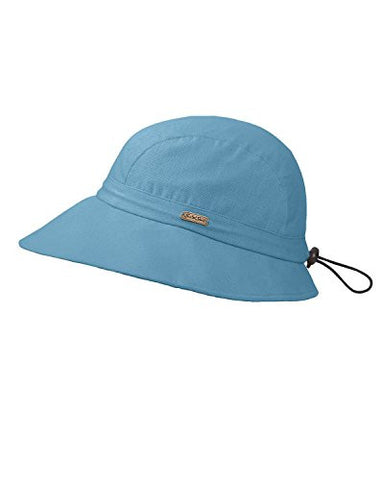 Aegean Cotton Hat with Drawstring Sizer, 3.5" Brim - Blue