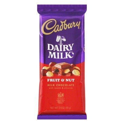 Cadbury-Fruit & Nut Bar 3.5oz