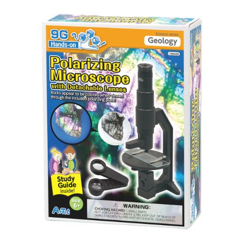 Polarizing Microscope with Detachable Lenses
