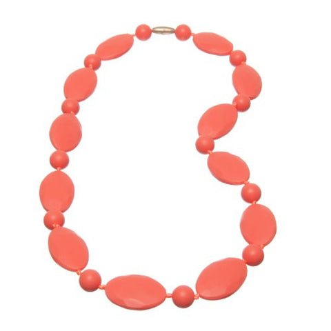 Ellis Teething Necklace - Poppy