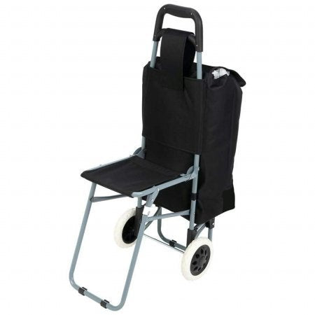 Maxam - Trolley Bag with Folding Chair 14-1/4"x36-1/4"x21-3/4"
