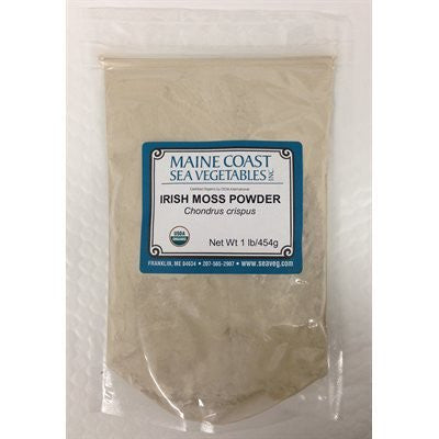 Organic Raw Irish Moss Powder - 1 Lb