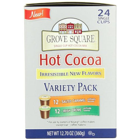 Grove Square, Hot Cocoa Variety (Irish+Salted)