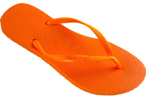 Havaianas Women's Slim Flip Flop,35-36 BR / 5-6 B(M) US,Neon Orange
