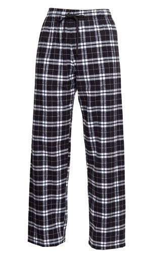 Flannel Pant - Black/White, Large