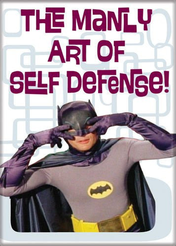 Batman TV Manly Art of Self Defense - PHOTO MAGNET 2 1/2 in. x 3 1/2 in.
