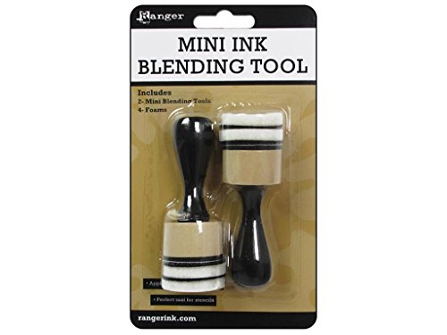Ranger Mini Ink Blending Tool 1" Round (includes 2 Tools/4 Foams)