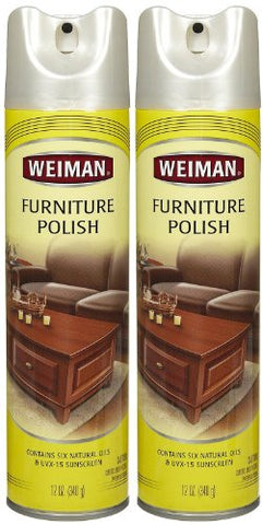 Weiman Furniture Polish - 12 oz - 2 pk
