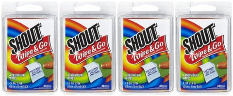 Shout Wipes 4-count