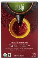 Organic Black Tea Earl Grey, 15 bags