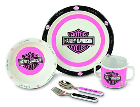 HD Girls Melamine Feeding Set