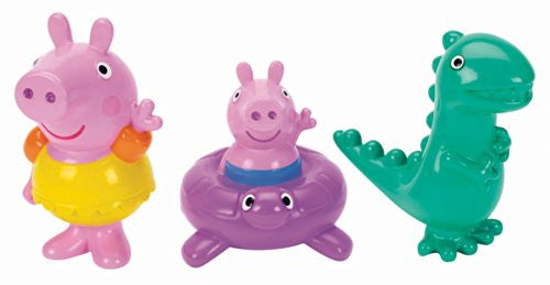 Peppa Pig - Bath Squirter 3 pack Assortment (peppa, george, dino)