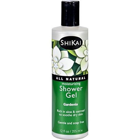 Shikai Shower Gel, Gardenia, 12 oz