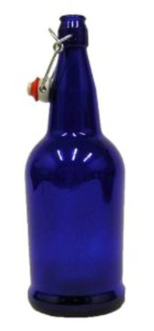 Blue, EZ-Cap 16oz bottles -- Case/12 with caps