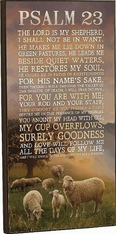 Mounted Print - Shepherd's Psalm