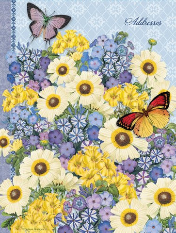 ADDRESS BOOKS - Botanical Gardens Blue