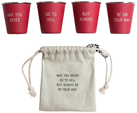 May You Never Shot Glass Set