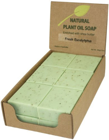 Fresh Eucalyptus with Lemon, Lime & Petigrain Craft Unwrapped Soap 100g